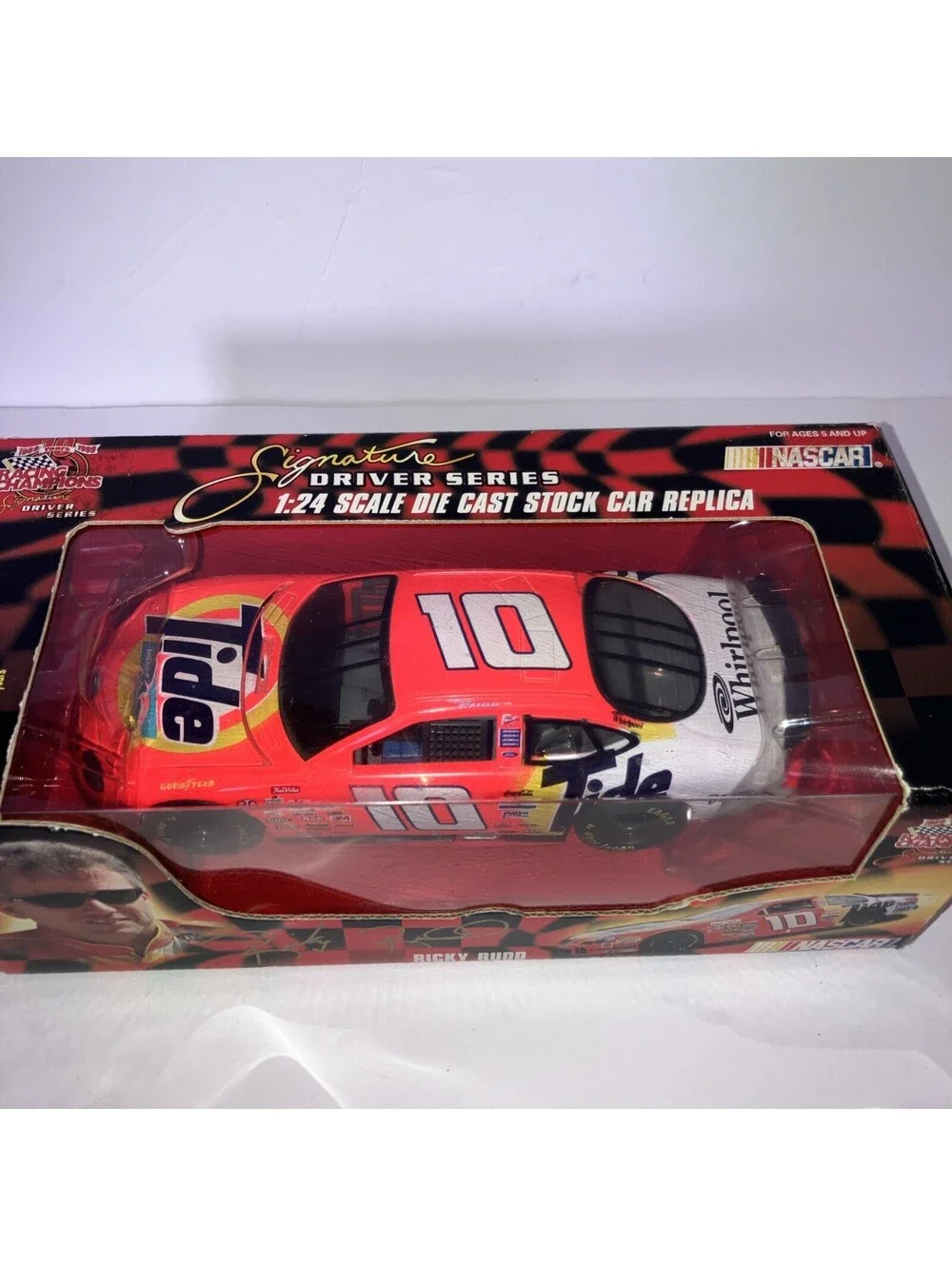 VINTAGE 1998 Ricky Rudd #10 Tide NASCAR Racing Champions 1:24 Diecast NEW